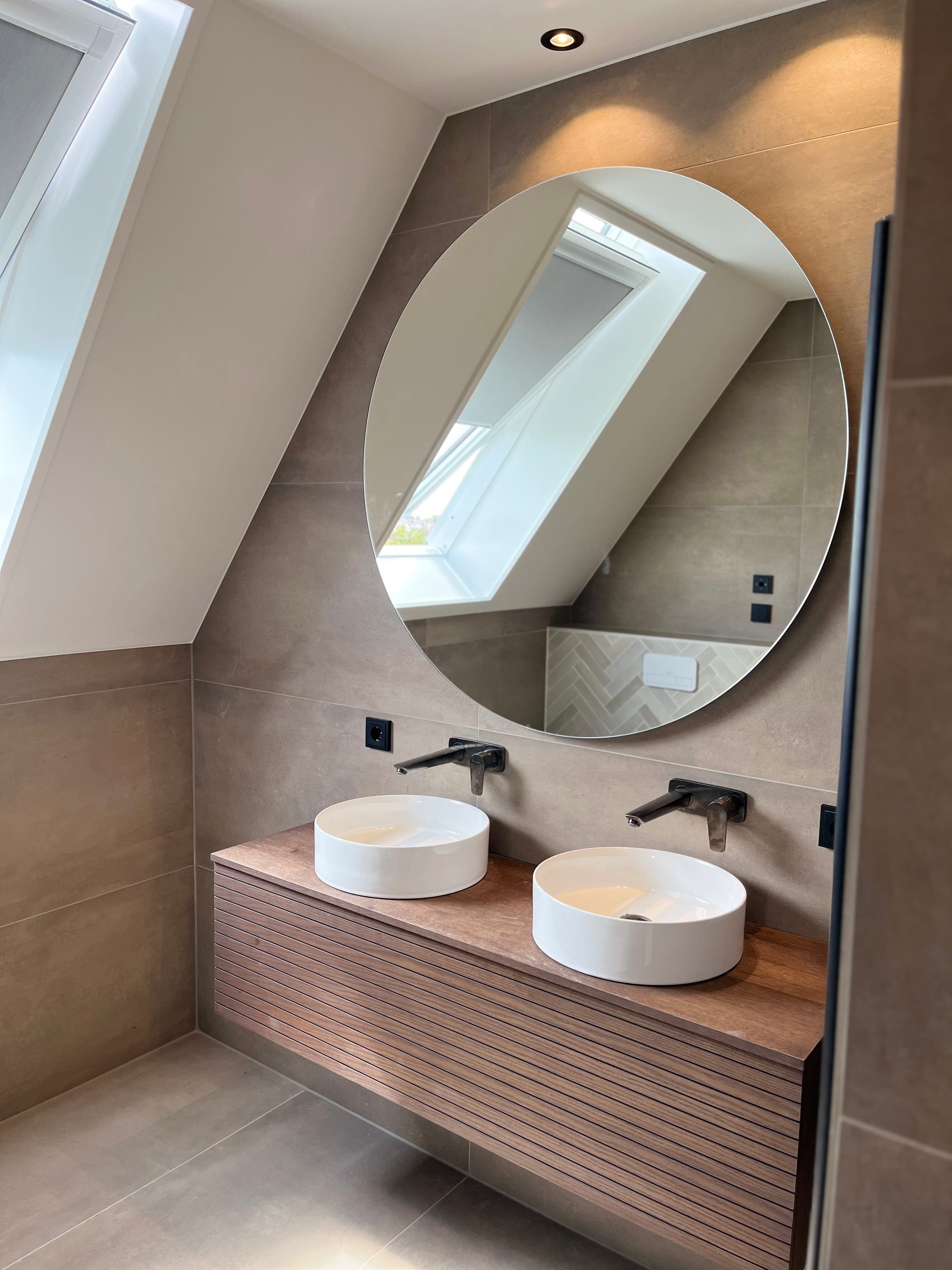 Een vernieuwde badkamer